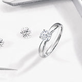 Always 0.30 ct Solitaire Diamond Ring in 18k White Gold
