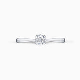 Always 0.30 ct Solitaire Diamond Ring in 18k White Gold