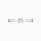 Solitario Always de Diamante 0,20 Cts. en Oro Blanco de 18 Kt