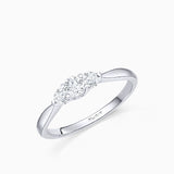Tressa 0.30 ct Diamond Ring in 18k White Gold