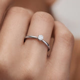 Solitario Always de Diamante 0,20 Cts. en Oro Blanco de 18 Kt