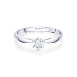 Solitario Always de Diamante 0,30 Cts. en Oro Blanco de 18 Kt