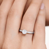 Solitario Always de Diamante 0,70 Cts. en Oro Blanco de 18 Kt