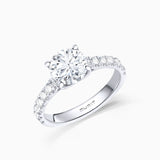 Solitario Ella de Diamantes 1,45 Cts. en Oro Blanco de 18 Kt