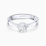 Always 1 ct Solitaire Diamond Ring in 18k White Gold