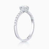 Ella 1.08 ct Solitaire Diamond Ring in 18k White Gold