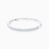 Alina 0.12 ct Diamond Band Ring in 18k White Gold