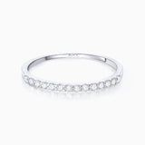 Sortija Alianza Alina de Diamantes 0,23 Cts. en Oro Blanco de 18 Kt