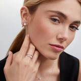 Ninette 0.17 ct Diamond Band Ring in 18k White Gold