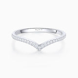 Ninette 0.17 ct Diamond Band Ring in 18k White Gold