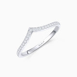 Ninette 0.17 ct Diamond Band Ring in 18k White Gold
