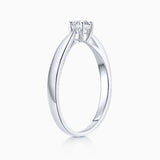 Claire 0.20 ct Solitaire Diamond Ring in 18k White Gold