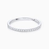 Anel de aliança de diamante Alina 0,15 Cts. em ouro branco 18 Kt