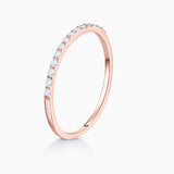 Alina 0.12 ct Diamond Band Ring in 18k Rose Gold