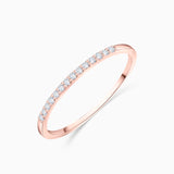 Alina 0.12 ct Diamond Band Ring in 18k Rose Gold