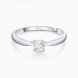 Solitario Claire de Diamante 0,25 Cts. en Oro Blanco de 18 Kt