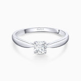 Solitario Claire de Diamante 0,40 Cts. en Oro Blanco de 18 Kt