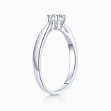 Solitario Claire de Diamante 0,40 Cts. en Oro Blanco de 18 Kt