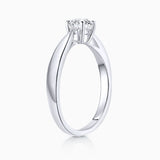 Claire 0.50 ct Solitaire Diamond Ring in 18k White Gold