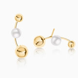 Brincos Mabi Blet Climber em ouro amarelo 18 K