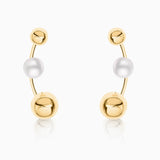 Brincos Mabi Blet Climber em ouro amarelo 18 K