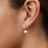 Brincos Love Pearls em ouro amarelo 18 K