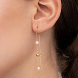 Brincos Mabi Blet Catena em ouro amarelo 18 K