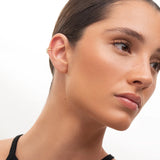 Brinco Twirl Piercing em Ouro Amarelo 18Kt