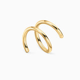 Brinco Twirl Piercing em Ouro Amarelo 18Kt