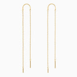 Pendientes Infinite Bonds en Oro Amarillo de 18 Kt