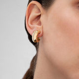 Pendientes Golden Ring en Oro Amarillo de 18 Kt
