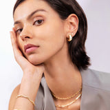Pendientes Golden Ring en Oro Amarillo de 18 Kt