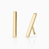 Pendientes Line en Oro Amarillo de 18 Kt