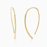 Brincos Line SIA em ouro amarelo 18 K