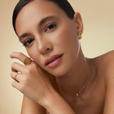 Pendientes Duomo Twist en Oro Amarillo de 18 Kt