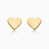 Joy Heart Earrings in 18k Yellow Gold