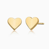Joy Heart Earrings in 18k Yellow Gold