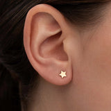 Joy Star Earrings in 18k Yellow Gold