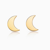 Pendientes Joy Media Luna en Oro Amarillo de 18 Kt