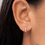Pendiente Piercing Aro MINI de 7 mm en Oro Amarillo de 18 Kt