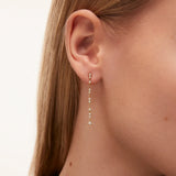Pendientes Elysia de Diamantes en Oro Amarillo de 18 Kt