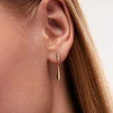 Losange Diamond Earrings in 18k Yellow Gold