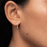 Pendiente Piercing Spike Diamonds en Oro Amarillo de 18 Kt