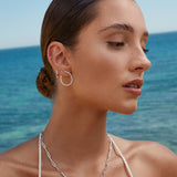 Pendientes Glam Diamonds en Oro Blanco de 18 Kt