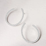 Pendientes Glam Diamonds en Oro Blanco de 18 Kt