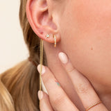 Allied Diamond Earrings in 18k Yellow Gold