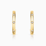 Allied Diamond Earrings in 18k Yellow Gold