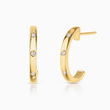 Allied Diamond Earrings in 18k Yellow Gold