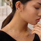 Pendientes Allied de Diamantes en Oro Rosa de 18 Kt