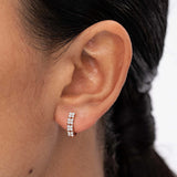 Diamond Garden Earrings in 18k Rose Gold
